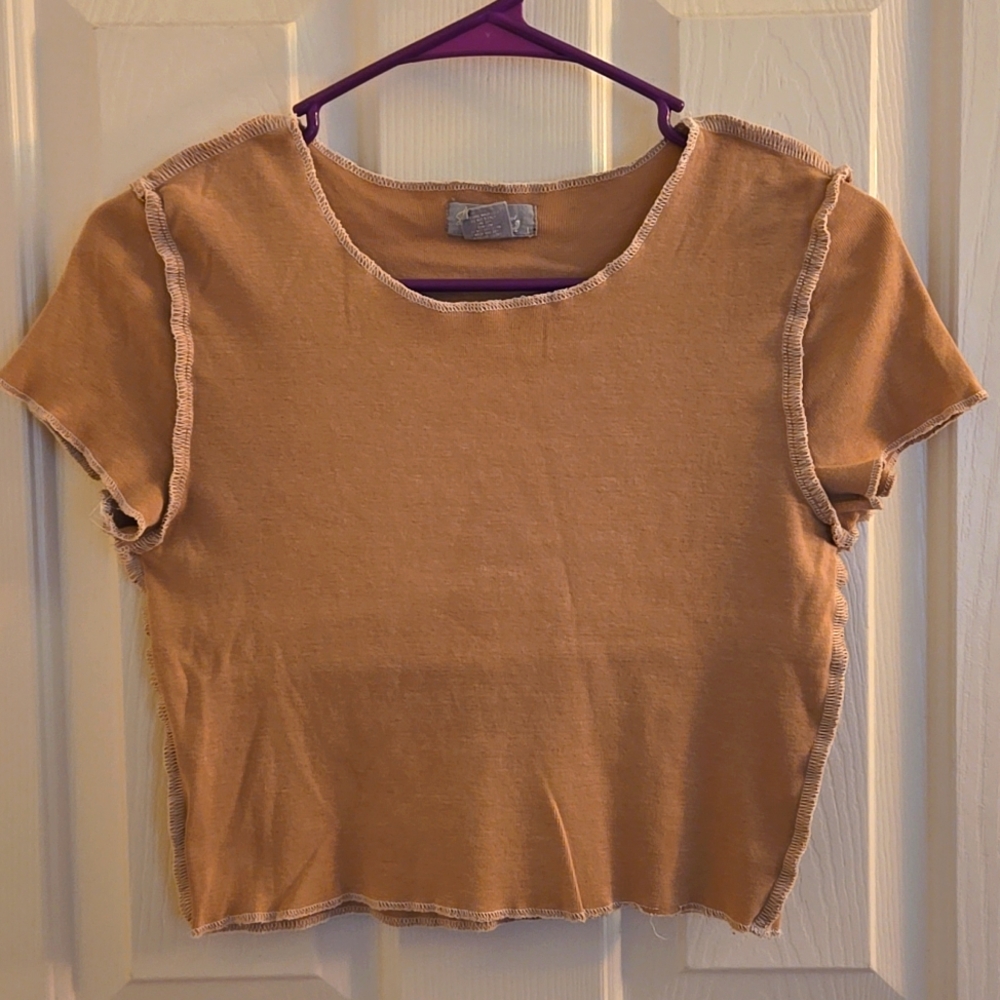 Sky & Sparrow Shirt. Size Large Youth. Tan color.